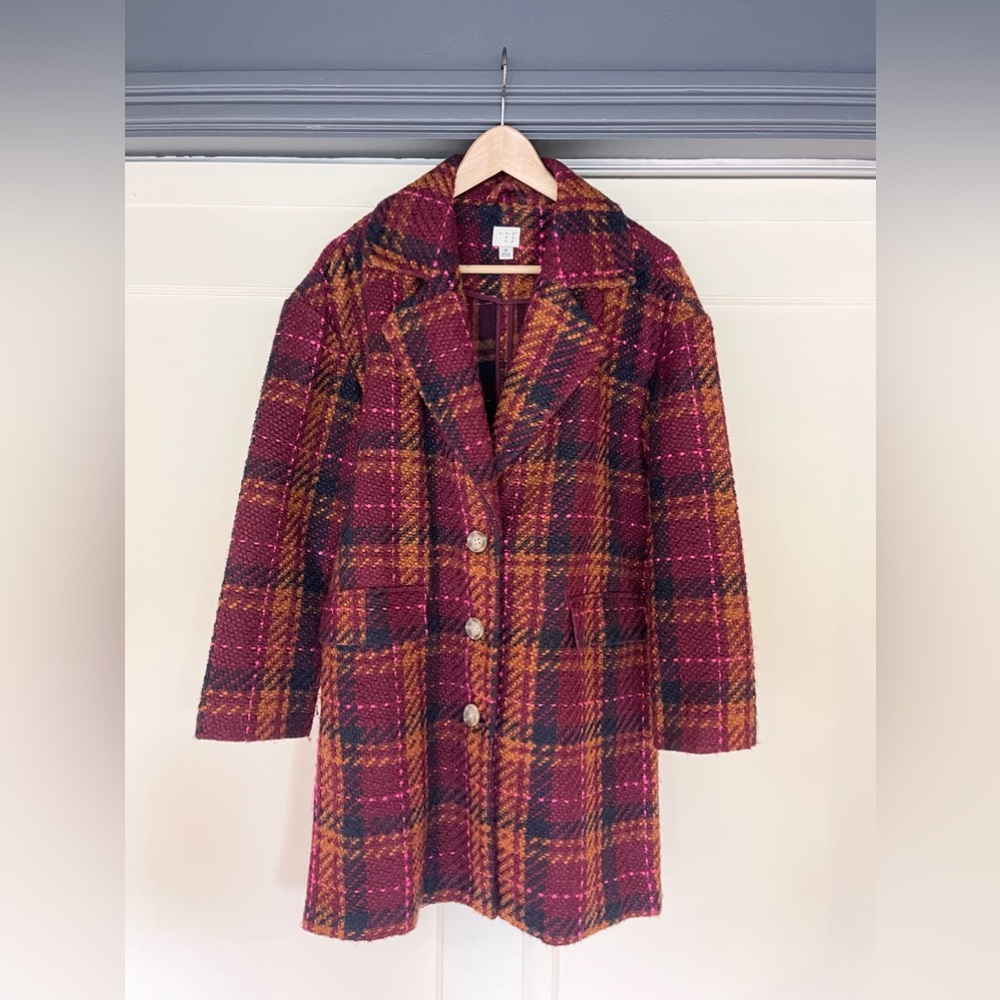 Multicolored Peacoat A New Day size M